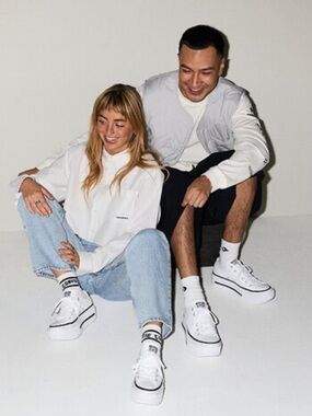 Converse Platform Low Top Sneakers in White